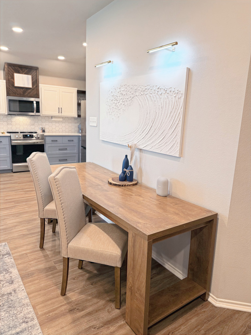 Open kitchen and dining area at Daytona Palms